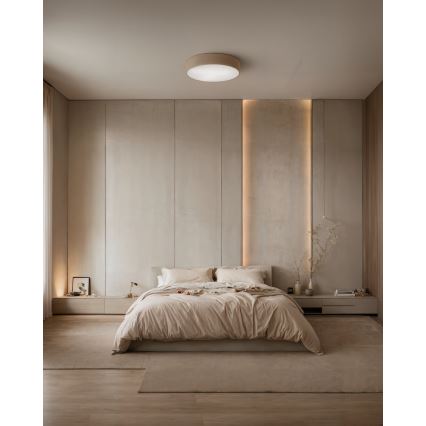Brilagi - CLARE LED RGBW fényerőszabályozható mennyezeti lámpatest 4xE27/9W/230V 2700–6500K átm. 50 cm Wi‑Fi bézs