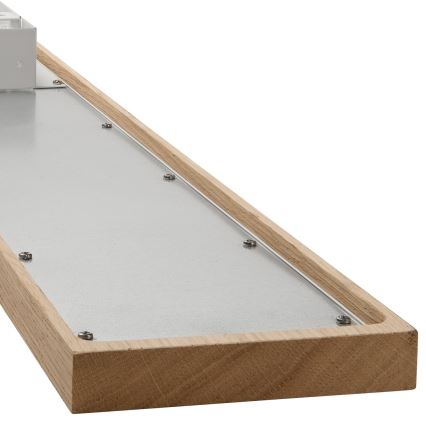 Brilagi - LED RGBW Dimmelhető panel WOODY FRAME LED/34W/230V 11,5x123 cm 2700-6500K tölgy + távirányítás