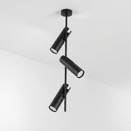 Brilagi - LED RGBW dimmelhető rúdon szerelt csillár BRANCH 3xGU10/6,5W/230V 2700-6500K fekete