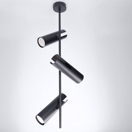 Brilagi - LED RGBW dimmelhető rúdon szerelt csillár BRANCH 3xGU10/6,5W/230V 2700-6500K fekete