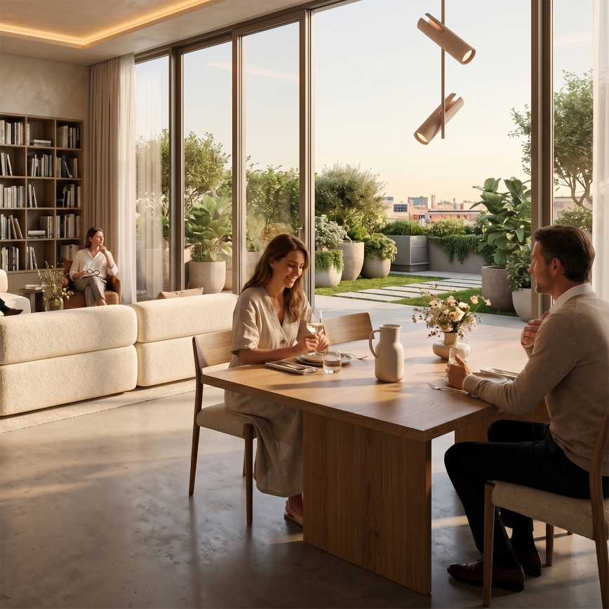 Brilagi - LED RGBW Dimmelhető rúdos csillár BRANCH 2xGU10/6,5W/230V 2700-6500K bézs