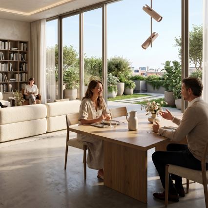 Brilagi - LED RGBW Dimmelhető rúdos csillár BRANCH 2xGU10/6,5W/230V 2700-6500K bézs