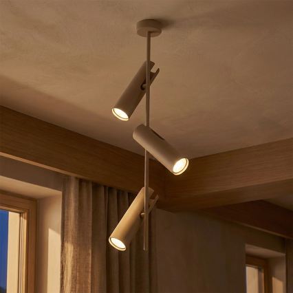 Brilagi - LED RGBW fényerőszabályozható rúdon szerelt csillár BRANCH 3xGU10/6,5W/230V 2700-6500K bézs