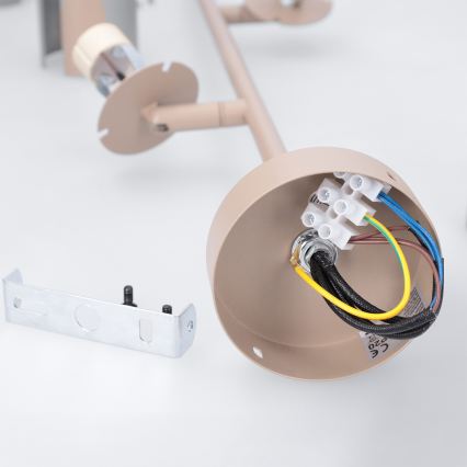 Brilagi - LED RGBW fényerőszabályozható rúdon szerelt csillár BRANCH 3xGU10/6,5W/230V 2700-6500K bézs