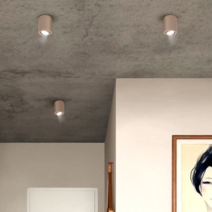 Brilagi - LED RGBW dimmelhető spotlámpa MIA 1xGU10/30W/230V 2700-6500K Wi-Fi 100x80 mm bézs