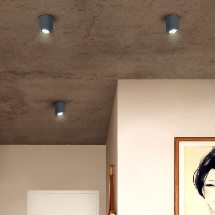 Brilagi - MIA LED RGBW dimmelhető spotlámpa 1xGU10/30W/230V 2700-6500K Wi-Fi 84x80 mm antracit
