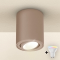 Brilagi - LED RGBW dimmelhető spotlámpa MIA 1xGU10/4,8W/230V 3000K 100x80 mm bézs