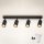Brilagi - LED RGBW dimmelhető spotlámpa SELE 4xGU10/4,8W/230V 3000K fekete/arany + távirányító