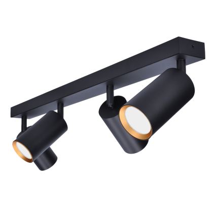 Brilagi - LED RGBW dimmelhető spotlámpa SELE 4xGU10/4,8W/230V 3000K fekete/arany + távirányító