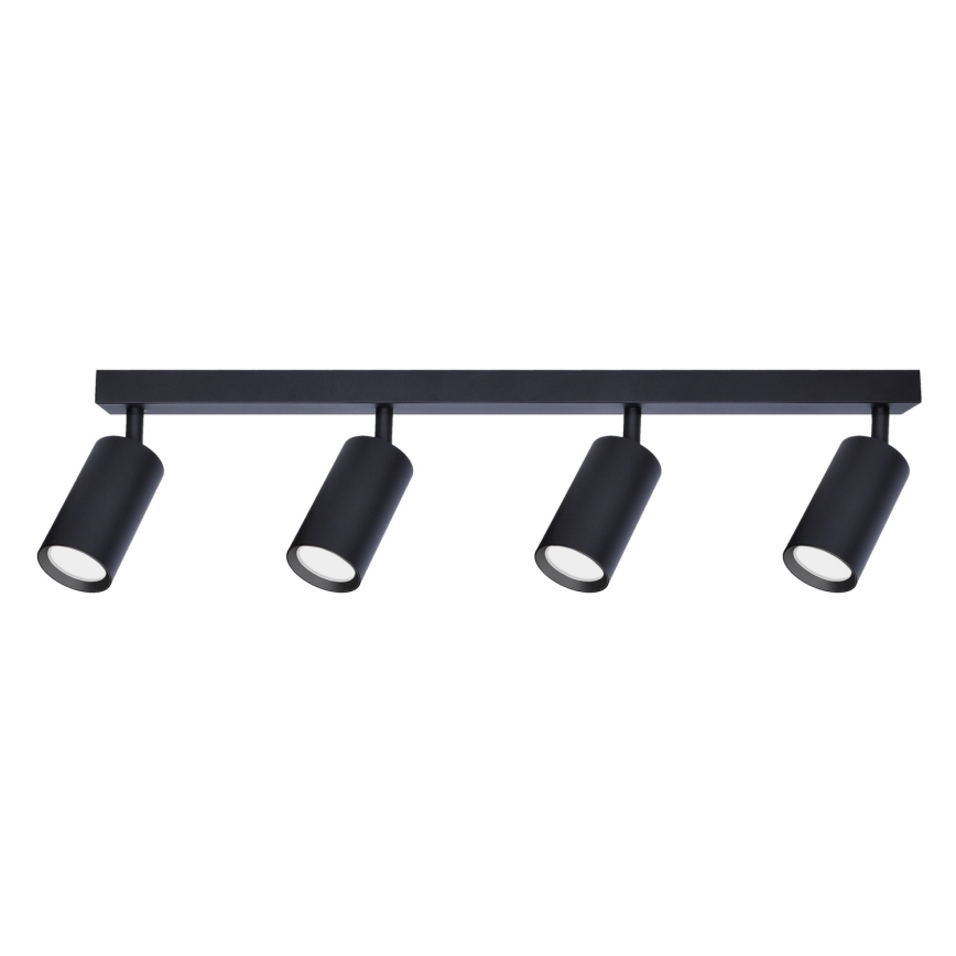Brilagi - LED RGBW fényerőszabályozható spotlámpa SELE 4xGU10/4,8W/230V 3000K fekete + távirányító