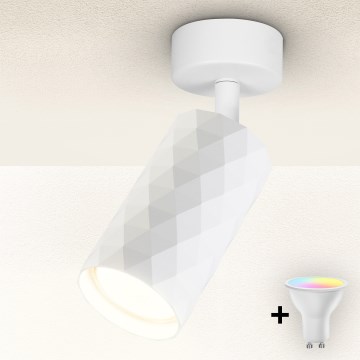 Brilagi - LED RGBW dimmelhető spotlámpa SELE DIAMANT 1xGU10/6,5W/230V 2700-6500K Wi-Fi fehér