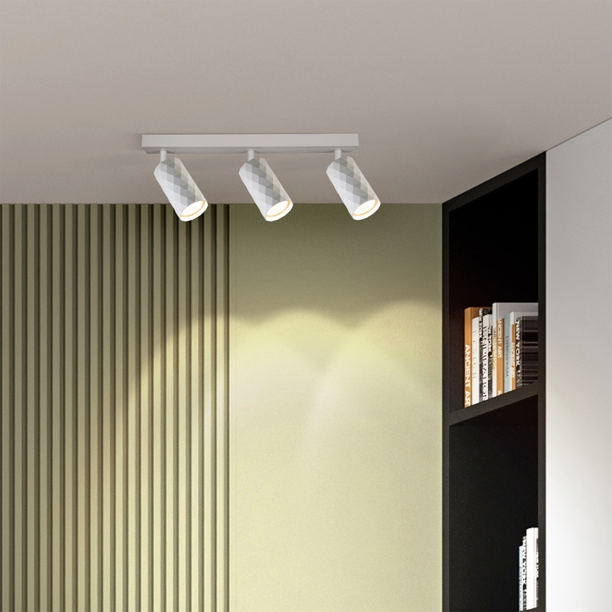 Brilagi - LED RGBW fényerőszabályozható beépíthető spotlámpa SELE DIAMANT 3xGU10/4,8W/230V 3000K fehér + távirányító