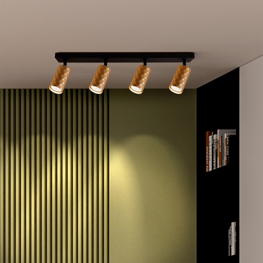 Brilagi - LED RGBW dimmelhető spotlámpa SELE DIAMANT 4xGU10/4,8W/230V 3000K arany + távirányító