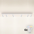 Brilagi - LED RGBW dimmelhető spotlámpa SELE DIAMANT 6xGU10/6,5W/230V 2700-6500K Wi-Fi fehér