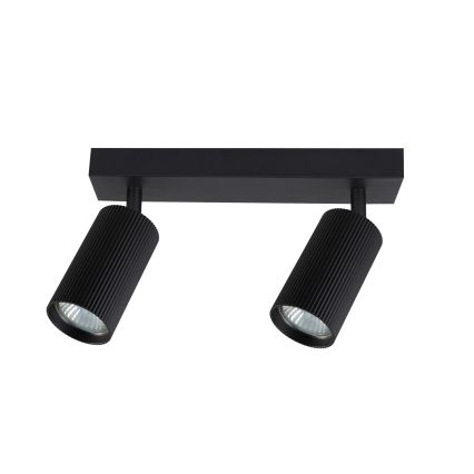 Brilagi - LED RGBW fényerőszabályozható spotlámpa SELE MODERN 2xGU10/6W/230V 3000K fekete + távirányító