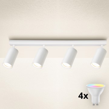 Brilagi - LED RGBW dimmelhető spotlámpa SELE MODERN 4xGU10/6,5W/230V 2700-6500K Wi-Fi fehér