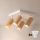 Brilagi - LED RGBW dimmelhető spotlámpa SELE SQUARE 4xGU10/6,5W/230V 2700-6500K fehér/tölgy dekor