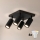 Brilagi - LED RGBW dimmelhető spotlámpa SELE SQUARE 4xGU10/6,5W/230V 2700-6500K fekete