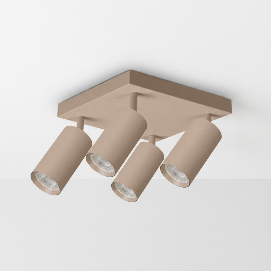 Brilagi - LED RGBW dimmelhető spotlámpa SELE SQUARE 4xGU10/6,5W/230V 2700-6500K bézs