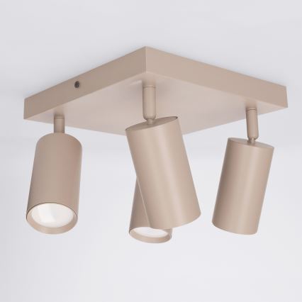 Brilagi - LED RGBW dimmelhető spotlámpa SELE SQUARE 4xGU10/6,5W/230V 2700-6500K bézs