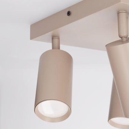 Brilagi - LED RGBW dimmelhető spotlámpa SELE SQUARE 4xGU10/6,5W/230V 2700-6500K bézs
