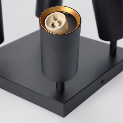 Brilagi - LED RGBW dimmelhető spotlámpa SELE SQUARE 4xGU10/6,5W/230V 2700-6500K fekete/arany