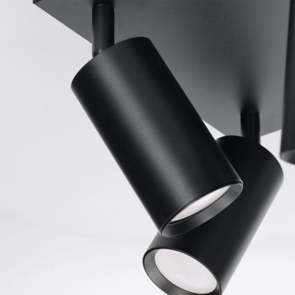 Brilagi - LED RGBW dimmelhető spotlámpa SELE SQUARE 4xGU10/6,5W/230V 2700-6500K fekete