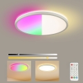 Brilagi - LED RGBW dimmelhető ULTRA SLIM mennyezeti lámpa LED/18W/230V 2700-6500K átm. 30 cm fehér + távirányító