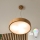 Brilagi - LED RGBW dimmelhető zsinóros csillár CARVALHO 3xE27/9W/230V 2700-6500K Wi-Fi tölgy, átmérő 47,5 cm