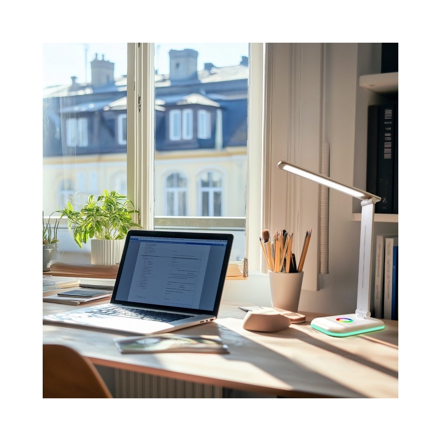 Brilagi - LED RGBW fényerőszabályozható asztali lámpa MODO LED/7W/5V 3000/4000/6500K fehér