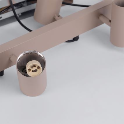 Brilagi - LED RGBW dimmelhető kábeles csillár SELE 6xGU10/6,5W/230V 2700-6500K bézs + távirányító