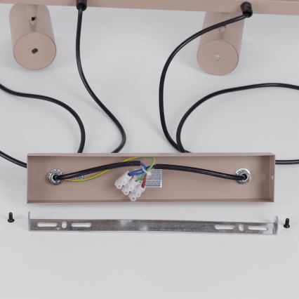 Brilagi - LED RGBW dimmelhető kábeles csillár SELE 6xGU10/6,5W/230V 2700-6500K bézs + távirányító