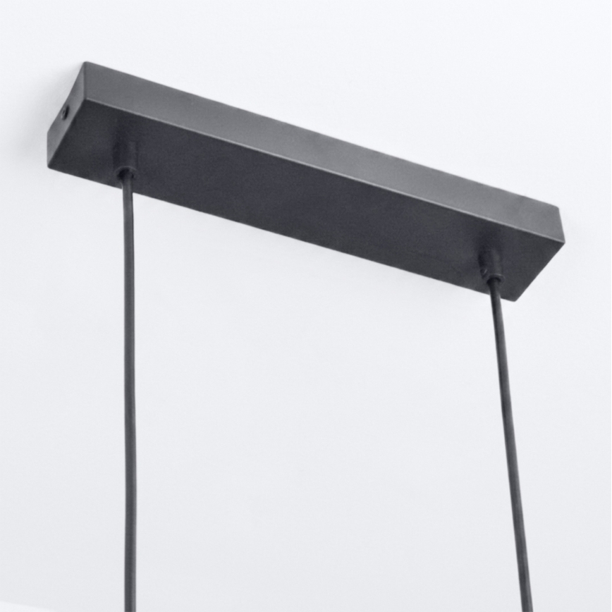 Brilagi - LED RGBW dimmelhető kábeles függeszték SELE 6xGU10/6,5W/230V 2700-6500K fekete/tölgy dekor + távirányító