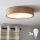 Brilagi - LED RGBW fényerőszabályozható mennyezeti lámpa CARVALHO 2xE27/9W/230V 2700-6500K Wi-Fi, tölgy, átm. 37,5 cm