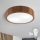 Brilagi - LED RGBW fényerőszabályozható mennyezeti lámpa CARVALHO 2xE27/9W/230V 2700–6500K Wi-Fi tölgy átm. 37,5 cm