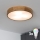 Brilagi - LED RGBW fényerőszabályozható mennyezeti lámpa CARVALHO 3xE27/9W/230V 2700-6500K Wi-Fi tölgy Ø 47,5 cm