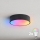 Brilagi - LED RGBW fényerőszabályozható mennyezeti lámpa CLARE 2xE27/9W/230V 2700-6500K Ø 30 cm Wi-Fi fekete