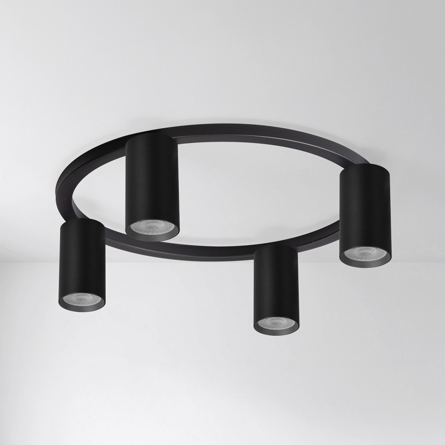 Brilagi - LED RGBW fényerőszabályozható mennyezeti lámpatest SELE 4xGU10/6,5W/230V 2700-6500K fekete