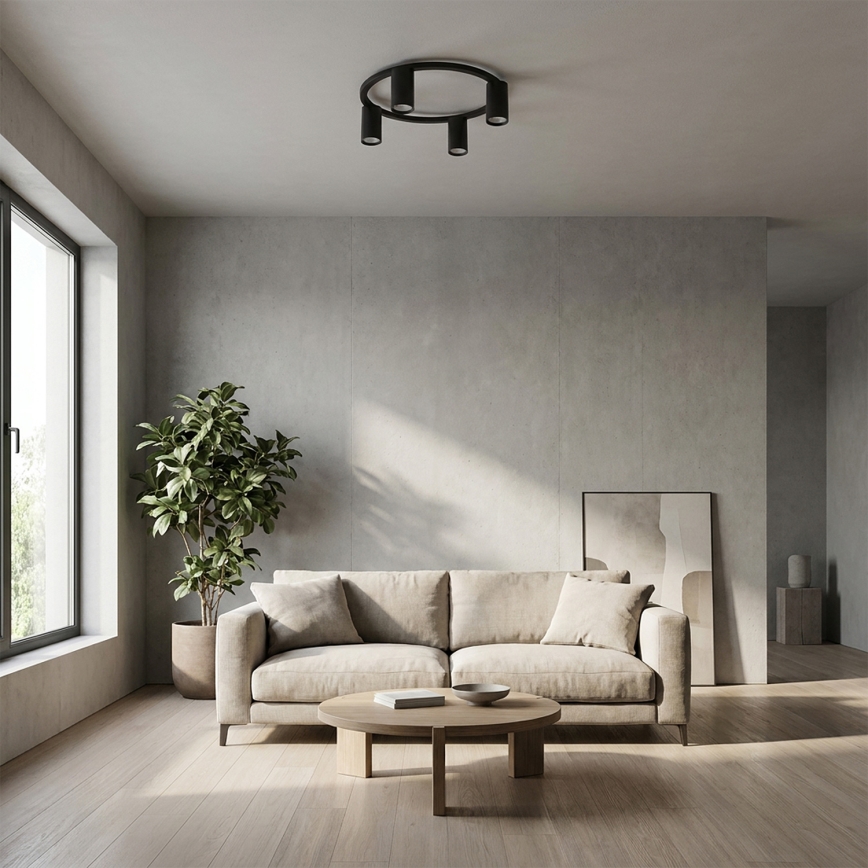 Brilagi - LED RGBW fényerőszabályozható mennyezeti lámpatest SELE 4xGU10/6,5W/230V 2700-6500K fekete