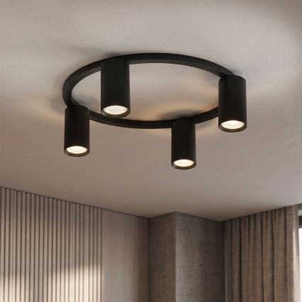 Brilagi - LED RGBW fényerőszabályozható mennyezeti lámpatest SELE 4xGU10/6,5W/230V 2700-6500K fekete