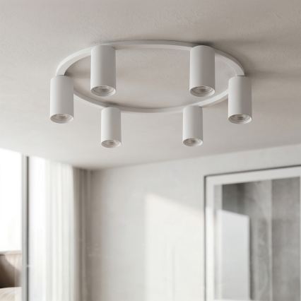 Brilagi - LED RGBW Dimmelhető mennyezeti lámpa SELE 6xGU10/6,5W/230V 2700-6500K fehér + távirányító