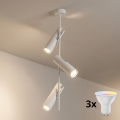 Brilagi - LED RGBW fényerőszabályozható rúdon függő csillár BRANCH 3xGU10/6,5W/230V 2700-6500K fehér