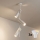 Brilagi - LED RGBW fényerőszabályozható rúdon függő csillár BRANCH 3xGU10/6,5W/230V 2700-6500K fehér