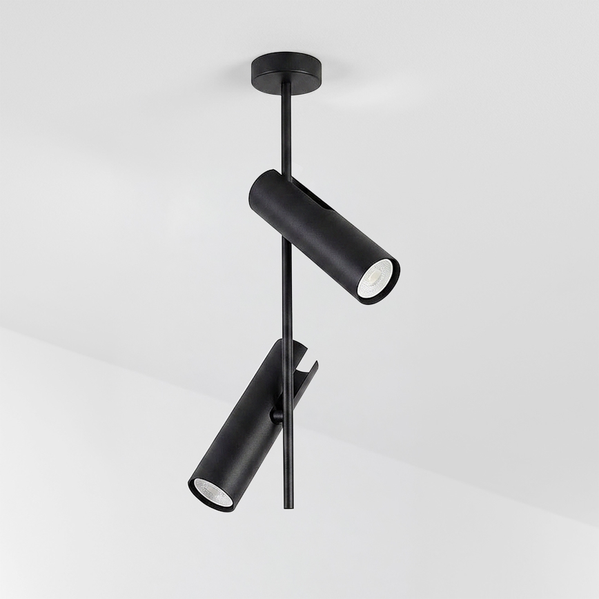 Brilagi - RGBW LED fényerőszabályozható rudas csillár BRANCH 2xGU10/6,5W/230V 2700-6500K fekete