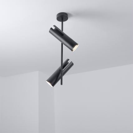 Brilagi - RGBW LED fényerőszabályozható rudas csillár BRANCH 2xGU10/6,5W/230V 2700-6500K fekete