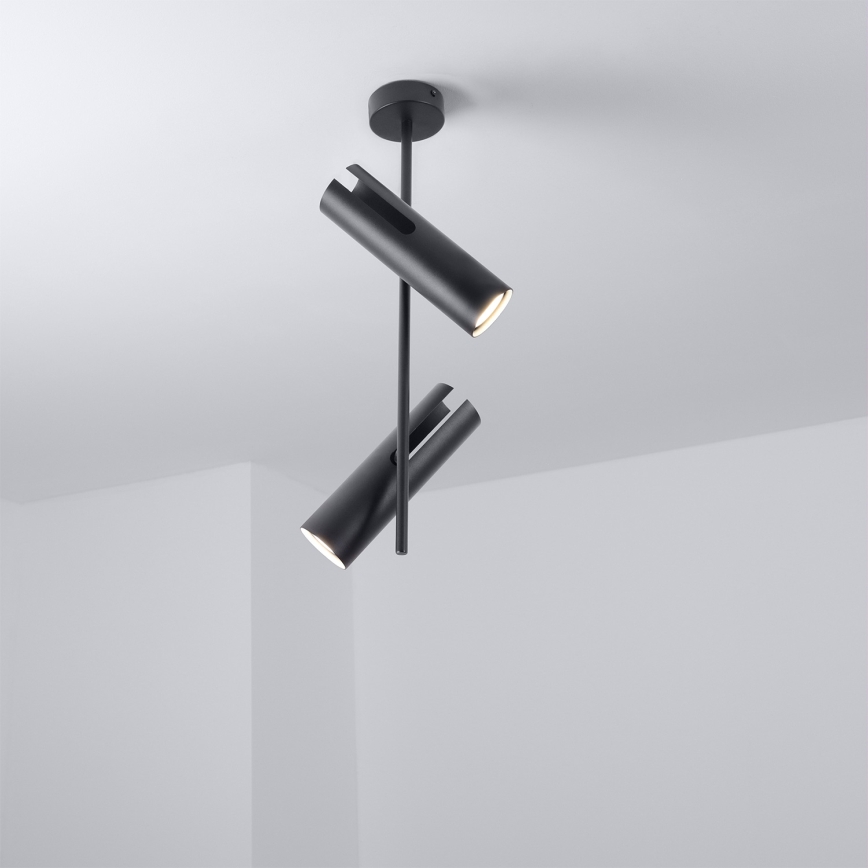 Brilagi - RGBW LED fényerőszabályozható rudas csillár BRANCH 2xGU10/6,5W/230V 2700-6500K fekete