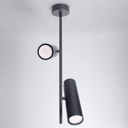 Brilagi - RGBW LED fényerőszabályozható rudas csillár BRANCH 2xGU10/6,5W/230V 2700-6500K fekete