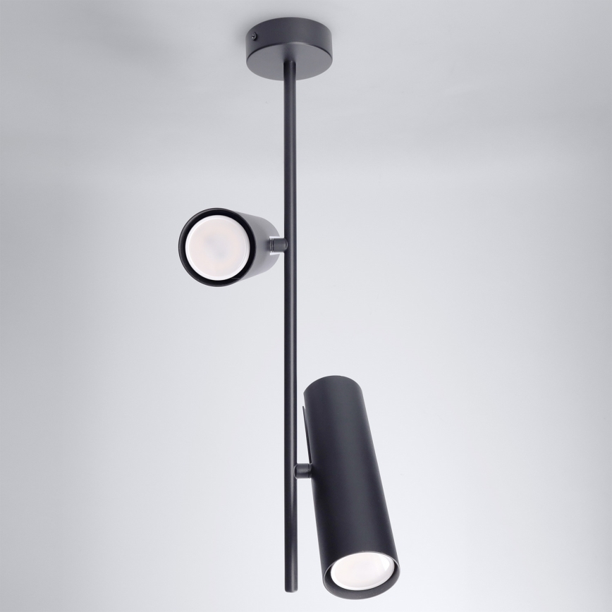 Brilagi - RGBW LED fényerőszabályozható rudas csillár BRANCH 2xGU10/6,5W/230V 2700-6500K fekete