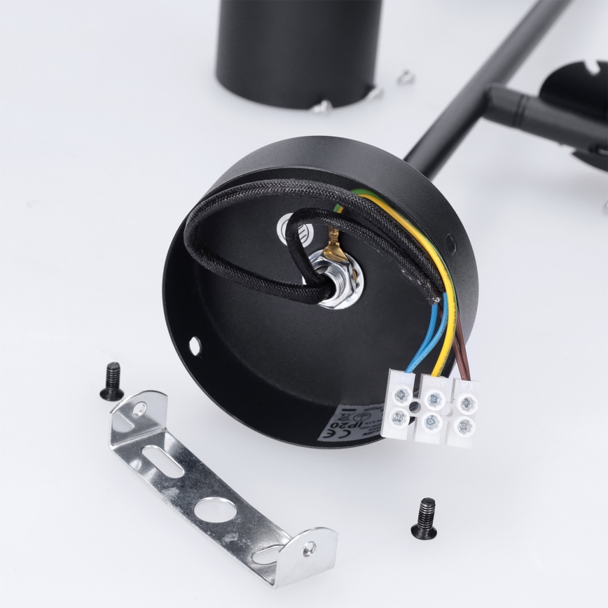 Brilagi - RGBW LED fényerőszabályozható rudas csillár BRANCH 2xGU10/6,5W/230V 2700-6500K fekete