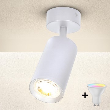 Brilagi - LED RGBW Fényerőszabályozható spotlámpa SELE 1xGU10/4,8W/230V 3000K fehér + távirányító